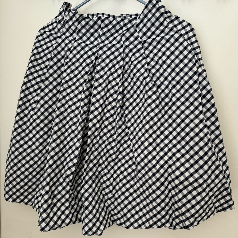 Skirt Black and white plaid